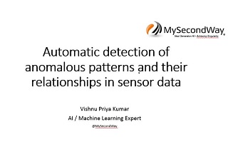 Automatische Erkennung von anomalen Mustern und deren Zusammenhang in Sensordaten